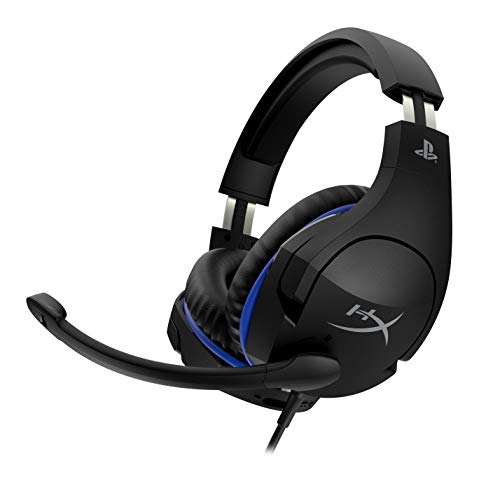 HyperX Cloud Stinger - Auriculares para juegos con licencia oficial para PlayStation4 y PlayStation5, ligeros, espuma viscoelástica, comodidad, durabilidad, controles deslizantes de acero