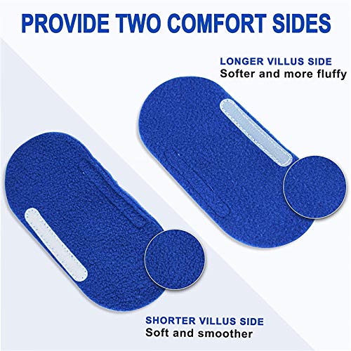 HYRL Paquete de 2 Almohadillas Protectoras para arnés de Cabeza con Ventilador Universal para CPAP | Antideslizante Cómodo previene Las Marcas y la sangría de la Diadema, Azul