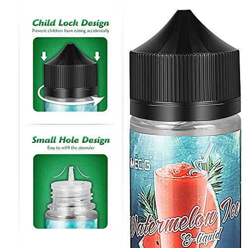 IMECIG 100ml E líquido Ice Sandía Liquido Vaper Para Cigarros electronicos 70/30 E Liquid Cigarrillo Electronico Premium Sabores Vapeador 0mg Nicotina