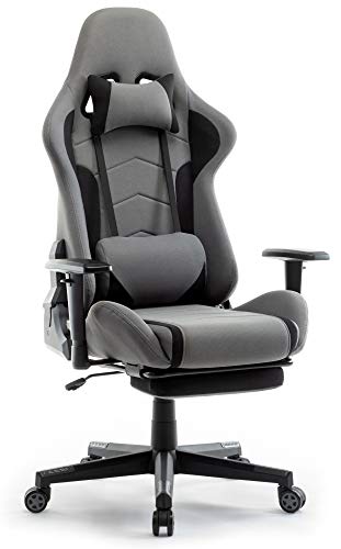 IntimaTe WM Heart Silla Gaming, Oficina Silla Computadora,Silla Gamer con Reposapiés, Silla Reclinable con Alto Respaldo,PC Silla