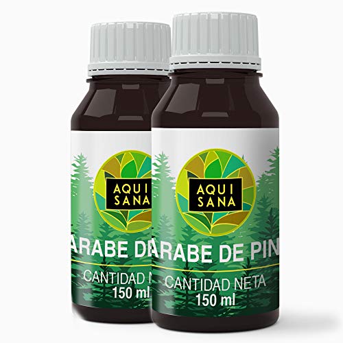 Jarabe de Pino Natural 300 ml| Jarabe Natural para la Tos|Jarabe con Equinacea + Propóleo +Vitaminas|Ayuda a reducir la Tos| Aquisana