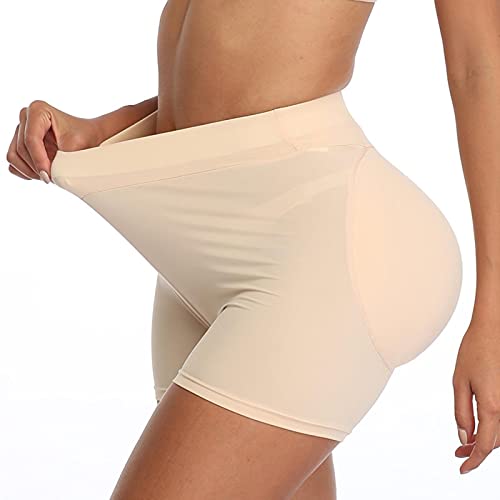 JIAKUAN Pseudo-culo succión caderas gruesa ropa interior pantalones cortos liposucción ropa lujo ajuste cadera refuerzo cadera relleno