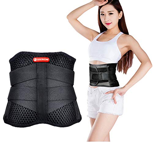 JIUYUE Corset Cinturón de Soporte Lumbar para la Parte Inferior de la Espalda: Ayuda a los Hombres y amp;Las Mujeres alivian el Dolor de Espalda con ciática y escoliosis (Size : M)