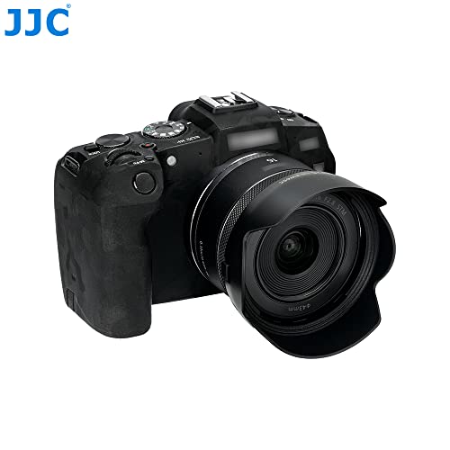 JJC Campana para lente de cámara de bayoneta para Canon RF 16mm F2.8 STM, capucha reversible para lente – Reduce la llamarada de la lente – Previene la reflexión – Protege la lente