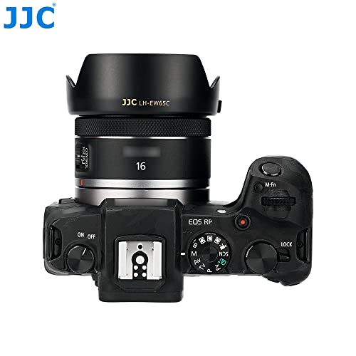 JJC Campana para lente de cámara de bayoneta para Canon RF 16mm F2.8 STM, capucha reversible para lente – Reduce la llamarada de la lente – Previene la reflexión – Protege la lente