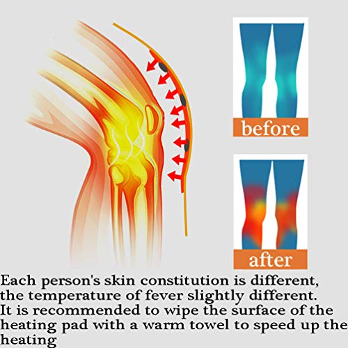 JJDD'S Rodillera,Terapia Magnética Soporte De La Rodilla Autocalentable Características Magnetoterapia Pierna Fría Antigua Cubierta De La Rodilla Almohadilla