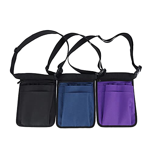 jjff Riñonera Organizador De Bolsillo, Kit De Cuidado De Tijeras Médicas Bolsa De Herramientas, con Cinturón Ajustable, Tres Colores, Talla Única Unisex.