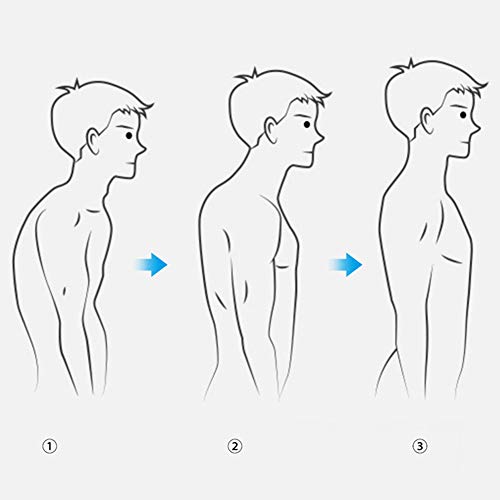 Jmung Corrector de Postura Espalda para Mujeres Prenda quiropráctica Invisible Dolor de Cuello Escoliosis Cifosis para Mejorar la Postura