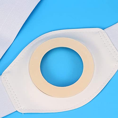 Joyfitness Cinturón De Ostomía Elástico para Hernia Abdominal De 2 Piezas, Apertura De Estoma Transpirable Ajustable Unisex para Colostomía, Cirugía De Ileostomía, Cuidado De La Salud