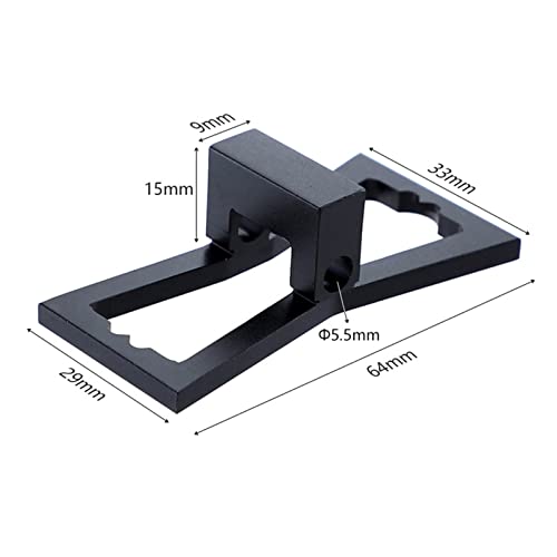 JUSTJING Herramientas de carpintería Juego de Herramientas de Calibre de Marcas de Ruedas Conjunto de Madera Scripting Scriber Aleación de Aluminio Dibujo Lineal Mueca de mortaja Regla de medición