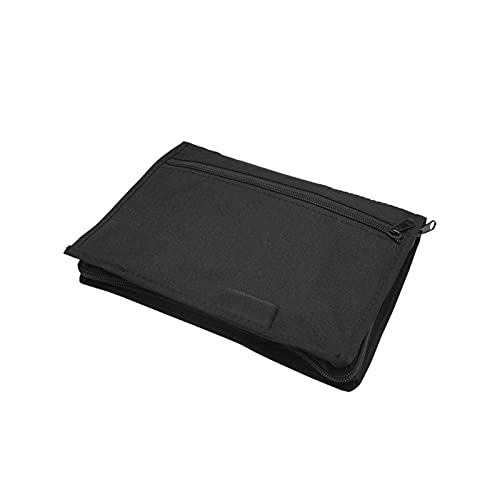 KAIMO Soporte de Almacenamiento Organizador de Caja de Guantes Ajuste para manuales Documentos de automóviles Bolsa de Guantes con Bolsillos múltiples (Color Name : Black)