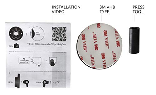 Kapitan baño Toallero de Mano 60 cm, Acero Inoxidable Pulido, Toallero de Barra Fijar Sin Taladrar, 3M VHB Cinta Adhesiva, Montaje en Pared, Fabricado de la UE