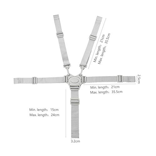 KARAA Arnés Cinturón de Seguridad para Bebé Cochecito silla alta 5 Puntos Arnes