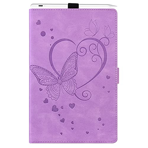 Keikail Funda Compatible iPad 9/ 8 /7 (10,2 Pulgadas, 2020/2019 Modelo, 8ª/7ª Generación), Funda Protectora de Cuero PU, Cubierta Estuche Carcasa Tipo Libro Fina con Soporte Función , Púrpura