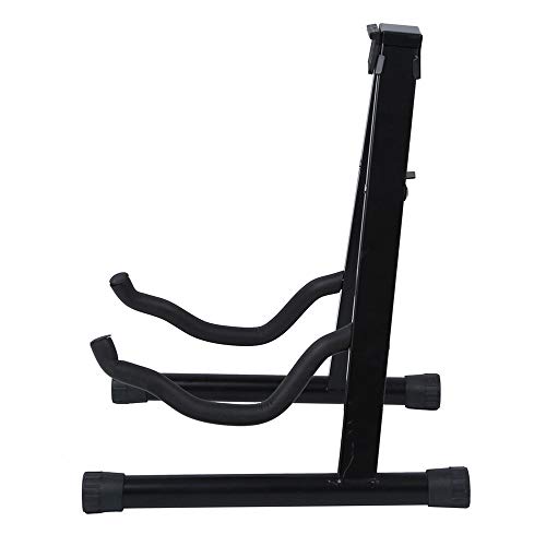 Keplin - Soporte para guitarra plegable universal, compatible con todas las guitarras acústicas, eléctricas y bajos