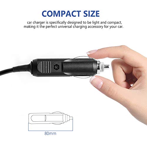 KFD DC 12V-24V Adaptador Cargador de Coche Encendedor De Cigarrillos para ResMed AirSense 10 S10 AirCurve 10 Serie CPAP BiPAP Machines, Resmed S10 Serie ResMed 370001 S10 CPAP Machine DC Adapter