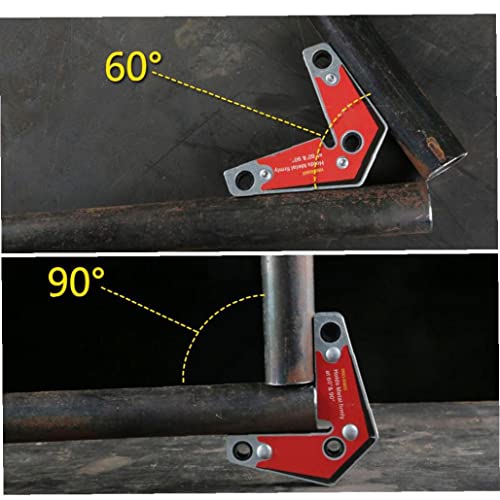 Kit de Herramientas de Mano para el hogar, Soportes de Soldadura magnética 90 Grados 60 Grados Soldadura Soporte posicionador WM3-6090S 2PCS