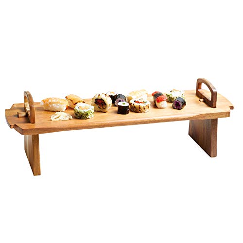 KitchenCraft Artesà Tabla de Cocina Plataforma de Madera de Acacia Decoración 52cm x 15cm x 17cm