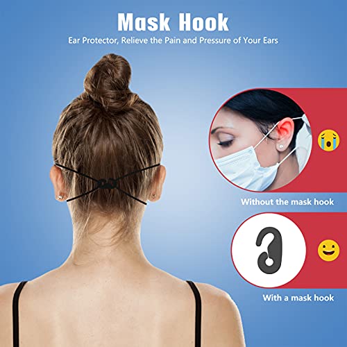 KKmier Mascarillas FFP2 Homologadas 40 Pcs, Mascarilla ffp2 [Certificada CE 2163] con Pendientes Elásticos y Clip Nariz Adaptable, Protección de 5 capas y Filtración de Partículas (EFP) ≥95% (azul)