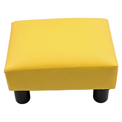 KKTONER Escabel para Sofá Cama Banco para Zapato Pasillo Asiento Sala de Estar del hogar reposapies Sofa(Amarillo)