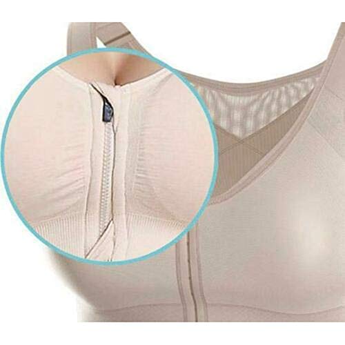 KongLyle Corrector Sujetador para Mujer Inalámbrico Soporte para Espalda Yoga Sujetador Ropa Mujer Postura Levantar Ejercicio - Nude, Small