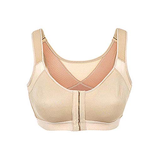 KongLyle Corrector Sujetador para Mujer Inalámbrico Soporte para Espalda Yoga Sujetador Ropa Mujer Postura Levantar Ejercicio - Nude, Small