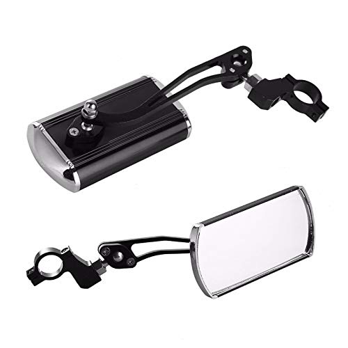 KUAQI Espejo de Bicicleta MTB Espejo retrovisor de Bicicleta de Carretera Manillar de Ciclismo Ojo Trasero Espejo de Punto Ciego Espejos retrovisores de Seguridad Flexibles para Bicicleta