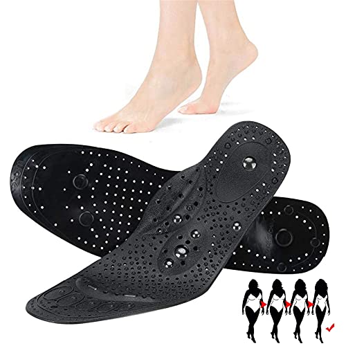 KXHWSH Plantillas Magnéticas para los Pies, Almohadillas Magnéticas, Alivio de la Fatiga del Pie, Relajación de los Músculos de la Planta del Pie, cortable/Lavable/Reutilizable, Unisexo