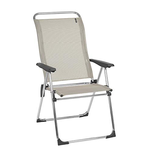 Lafuma Silla plegable compacta portátil, ALU CHAM, Batyline, Beige, LFM2772-2178