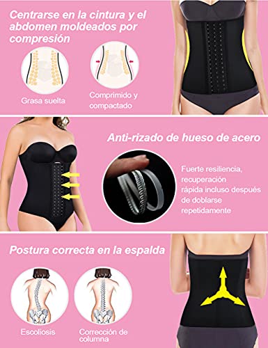 LaLaAreal Fajas Reductoras Corset Cincher Bustiers Corsé Adelgazantes de Cinturón Formación para Body Shaper Mujer