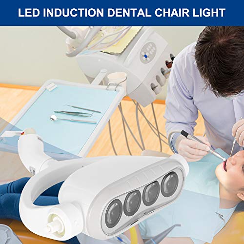 Lámpara dental para sillón dental, luz bucal quirúrgica de luz fría sin sombras ajustable LED - 15W