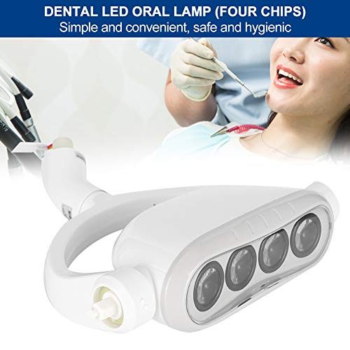 Lámpara dental para sillón dental, luz bucal quirúrgica de luz fría sin sombras ajustable LED - 15W