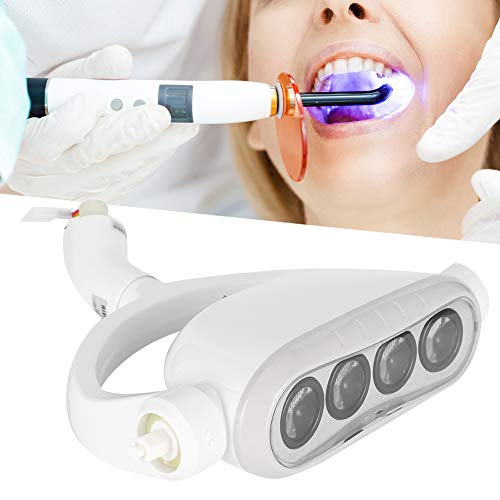 Lámpara dental para sillón dental, luz bucal quirúrgica de luz fría sin sombras ajustable LED - 15W