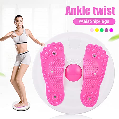 laoonl Disco de fitness giratorio de 27,5 cm para entrenamiento en el lugar de deporte, aparato de adelgazamiento para el hogar y la oficina