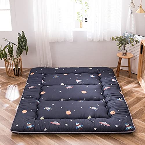 LASHI Colchón Futón Silla Plegable Suave Durable Sofá Cama Cojín para Piso Dormitorio Sala Oficina Pequeño Apartamento Casa Alquiler Universidad (Color : D, Tamaño : 100x200cm(39x79inch))