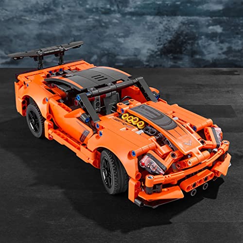 LEGO 42093 Technic Chevrolet Corvette ZR 1 Modelo de Coche de Carreras 2 en 1, Juguete de Construcción para Niños a Partir de 9 años