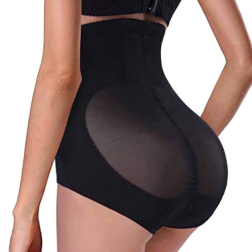 Lenceria Moldeadora Mujer Fajas Reductoras adelgazantes Mujer Body Shaper Shorts Braga Faja Postparto Shapewear Braguitas Moldeadoras para Mujer Body Moldeador Faja Pantalon (Negro, Large)