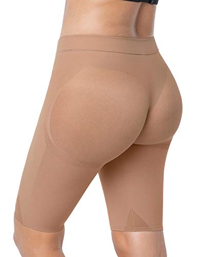 Leonisa Short Moldeador Invisible Mujer - Braga Faja pantalón Levanta glúteos