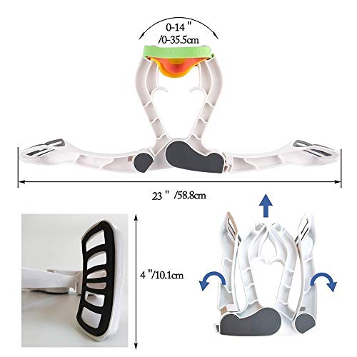 Letton Máquina de Ejercicios para el Brazo Parte Superior del Cuerpo Ejercicio de Resistencia con 3 Bandas de Entrenamiento de Resistencia del Sistema para Mujeres