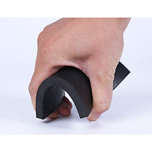 Lezed Pad de goma de amortiguación Esterilla De Goma Universal Almohadillas antivibración de la Lavadora Adecuado Para Electrodomésticos, Refrigeradores,Silla de mesa 10 Piezas Negro 50 * 50 * 10mm