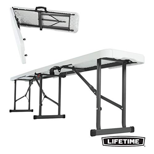 LIFETIME 80305 - Banco plegable ultrarresistente 454 kg LIFETIME 183x29x42 cm uv100