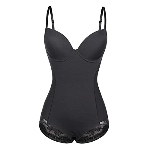 Linjolly Formadores de Cuerpo Completo sin Fisuras Shaper Shapewear con el Control de la Copa del Sujetador Corriente DE LA CORRIGAJE DE LA CORTENIDA DE LA Corte Corte Bodysuits Easy WC