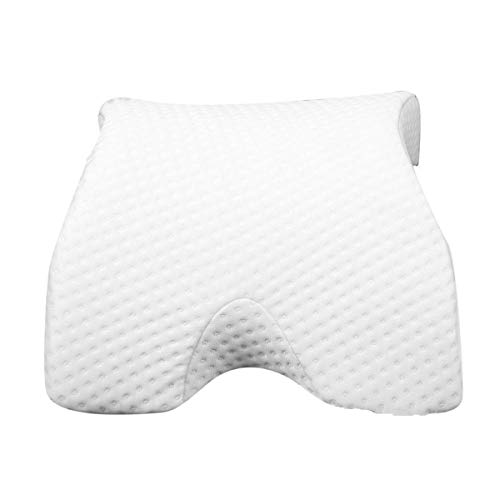 Linyuex Las mujeres Almohada - diseño hueco del lecho del sueño Almohada Brazo multifunción curvo de espuma de memoria almohada cabeza del cuello del cuerpo auxiliar de oficinas de la siesta almohadas