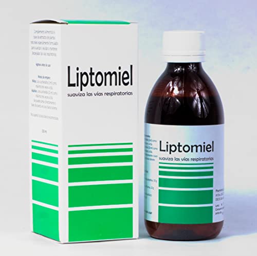 LIPTOMIEL jarabe 250 ml a base de eucalipto, tomillo y miel, suaviza la garganta y alivia la tos