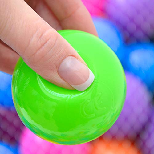 LittleTom 100 Pelotas de Color Ø 6 cm para llenar Piscinas de Bolas para bebés