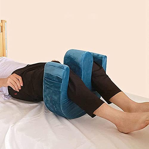 LIUYULONG Almohada de Rodilla Dispositivo de torneado para Pacientes de Reposo en Cama PU Dispositivo de torneado de Cuero Parálisis Bed Reposador Productos de enfermería