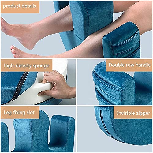 LIUYULONG Almohada de Rodilla Dispositivo de torneado para Pacientes de Reposo en Cama PU Dispositivo de torneado de Cuero Parálisis Bed Reposador Productos de enfermería