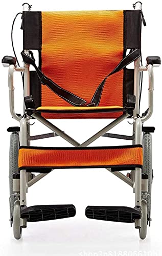 LIUYULONG Silla de Ruedas Silla de rehabilitación médica,Silla de Ruedas Plegable discapacitados de Edad Avanzada de Viajes for Viajes de Viaje Suministros médicos