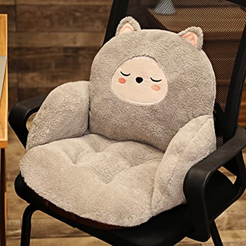 LIYOUPIN Cojín De Silla De Dibujos Animados, para Decoración del Hogar Y Oficina, Cojín De Asiento Engrosado, Cojín De Asiento Protector Transpirable para Taburete De Estudiante,Kitten