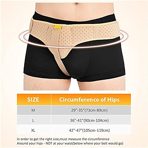 LIZHE Cinturón de Hernia Ajustable for Hombres Mujeres con 1 Almohadilla de compresión removible for la Hernia inguinal o Deportes de Apoyo de la Hernia